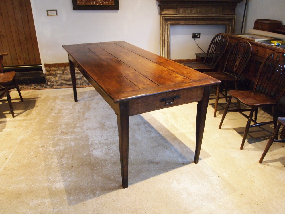 Table refectory French dining farmhouse Cherry wood c1800
