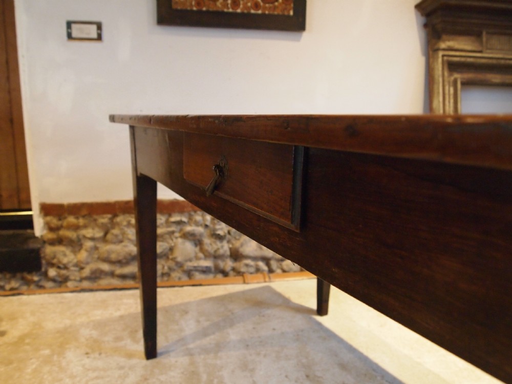 Table refectory French dining farmhouse Cherry wood c1800 View IV