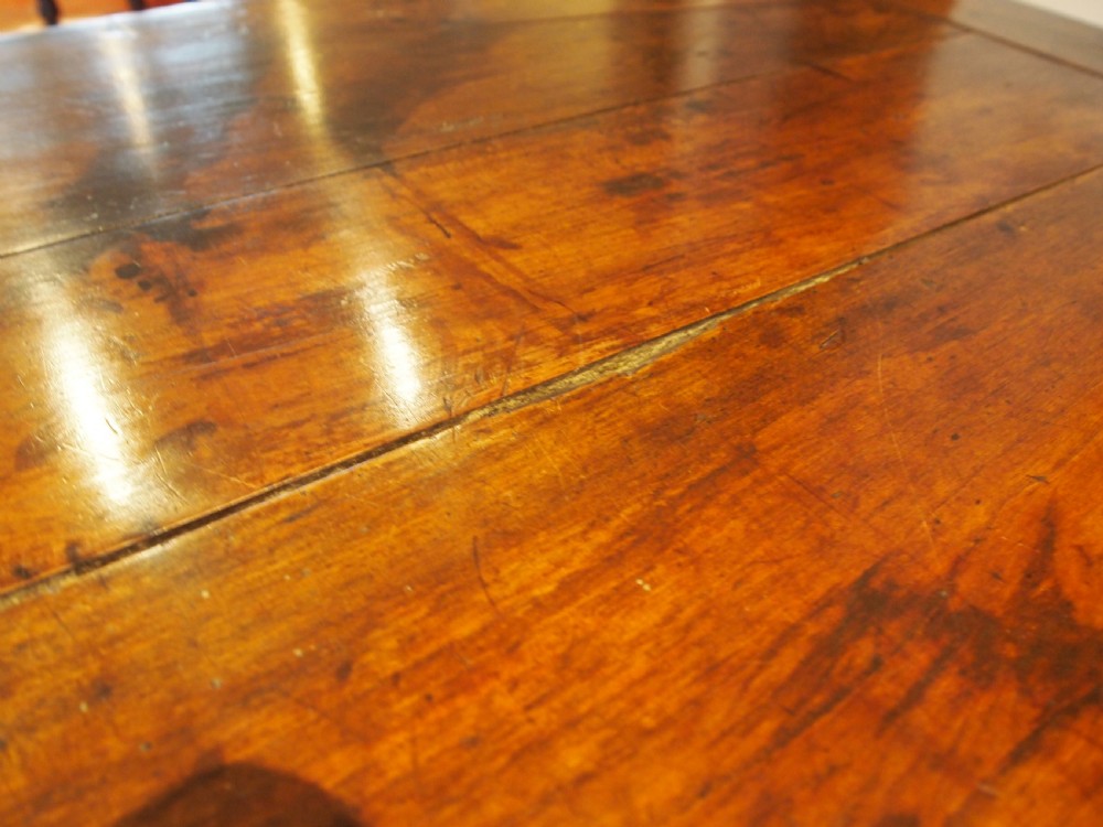 Table refectory French dining farmhouse Cherry wood c1800 View VI