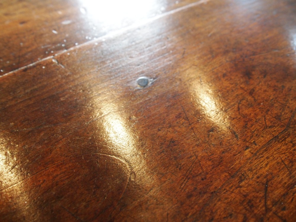 Table V Rare Outstanding French refectory Plum wood dining farmhouse c1800 View XIV