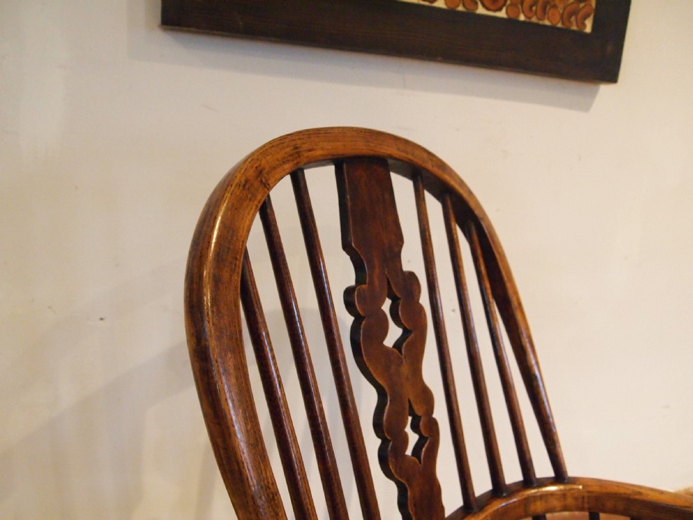Chair superb Windsor Yorkshire Ash Elm armchair c1840 View VII