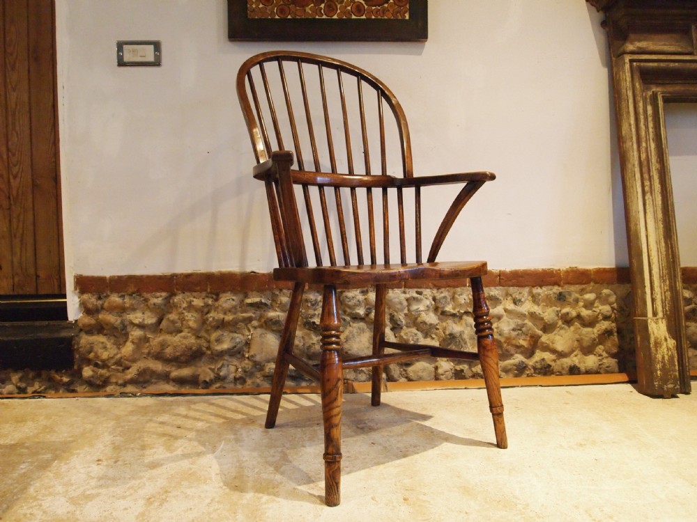 Chair stunning simple Windsor George III Ash Elm c1810