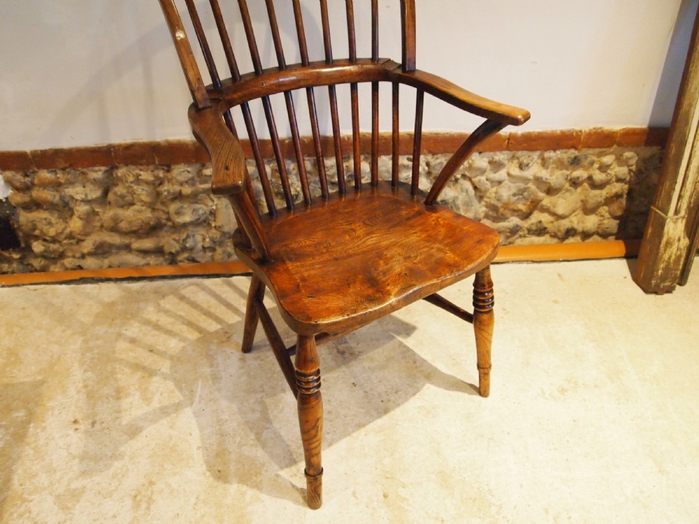 Chair stunning simple Windsor George III Ash Elm c1810 View IV