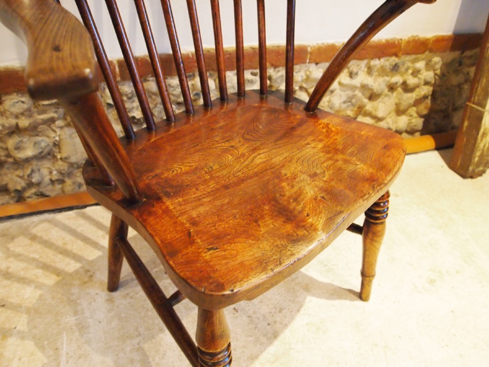 Chair stunning simple Windsor George III Ash Elm c1810 View V