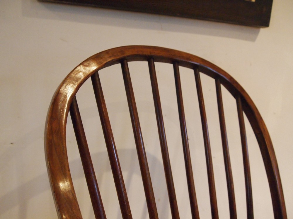 Chair stunning simple Windsor George III Ash Elm c1810 View VII