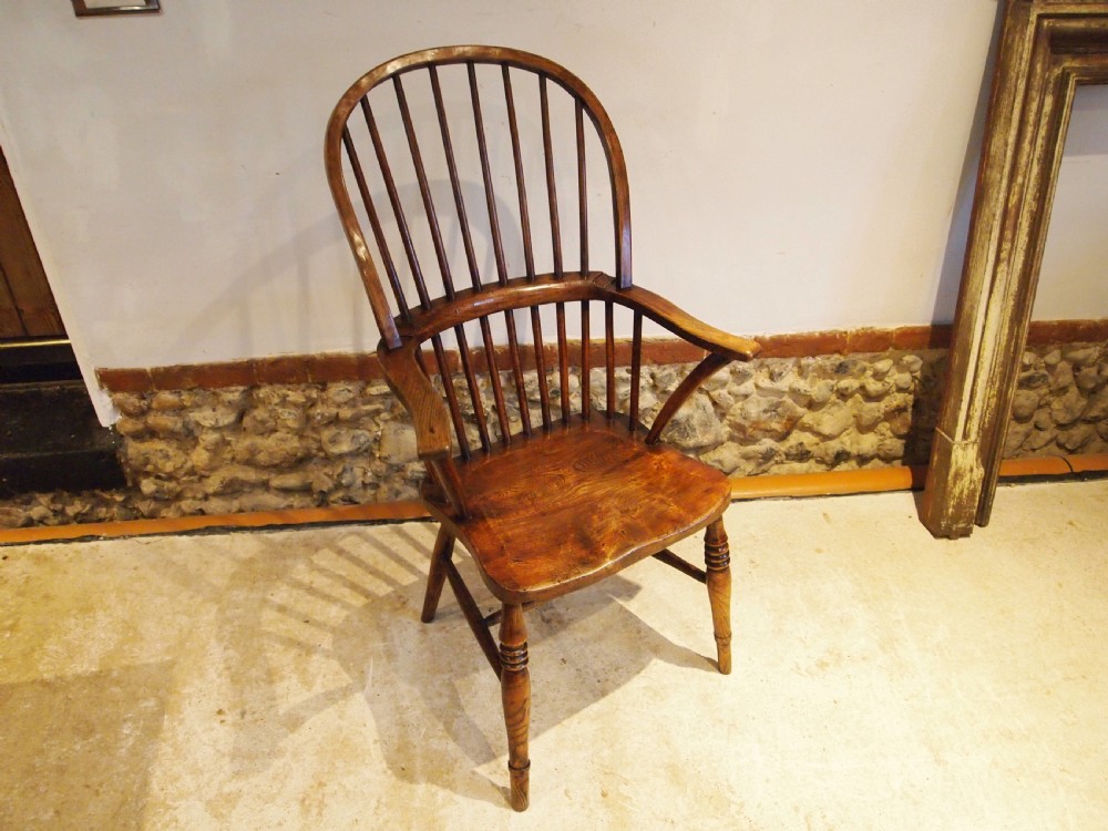 Chair stunning simple Windsor George III Ash Elm c1810 View XI