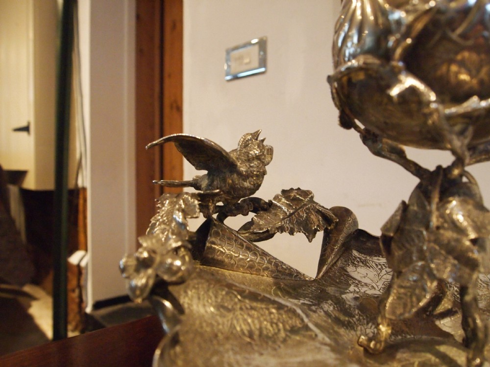 Table Centre piece Stunning silver plate Victorian c1880 View IV
