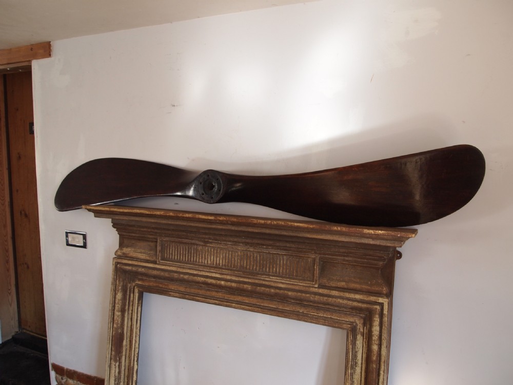 Propeller large decorative Mahogany c1920 View IV