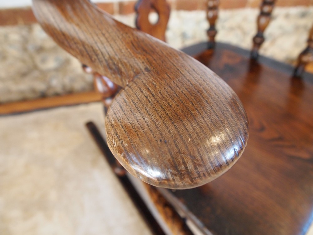 Chair Rocking chair Victorian Windsor Ash Elm c1860 View VI