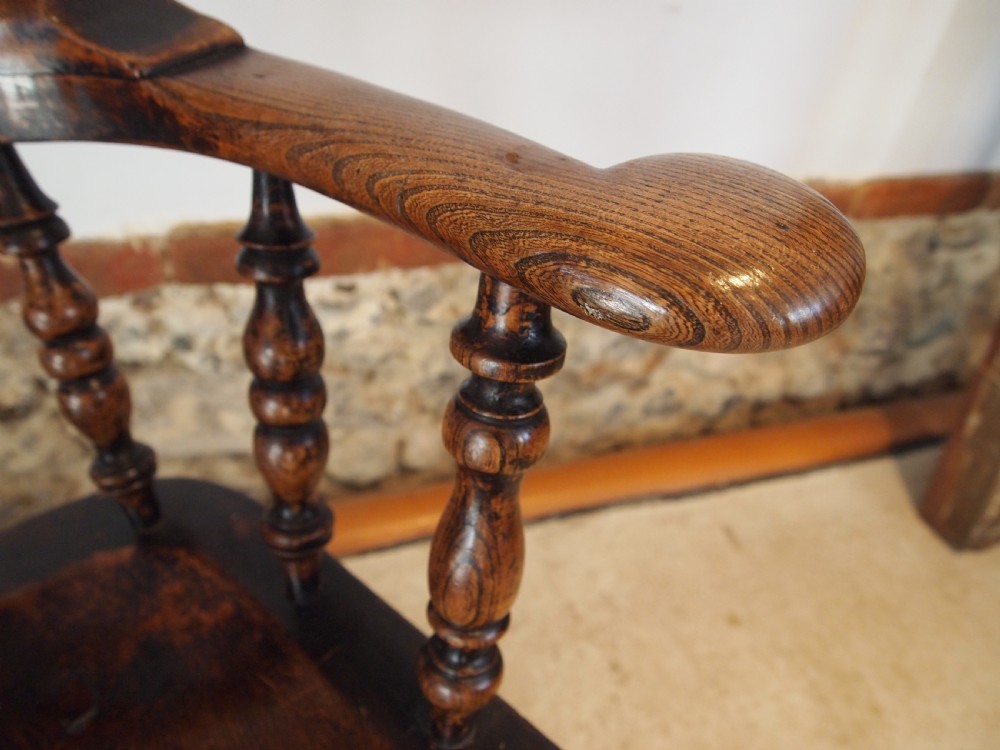 Chair Rocking chair Victorian Windsor Ash Elm c1860 View VII