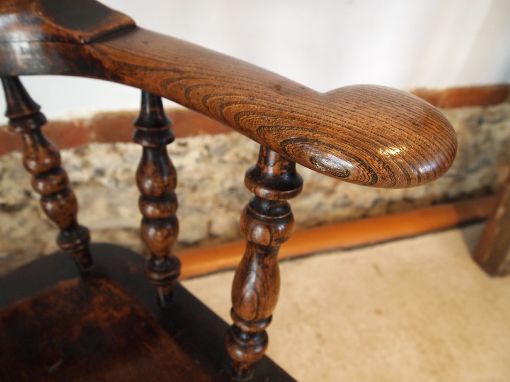 Chair Rocking chair Victorian Windsor Ash Elm c1860 View VIII