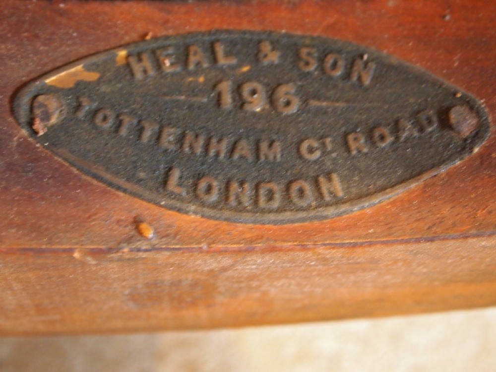 Chair rare Heal & Son Victorian Walnut Desk chair Heals c1880 View II