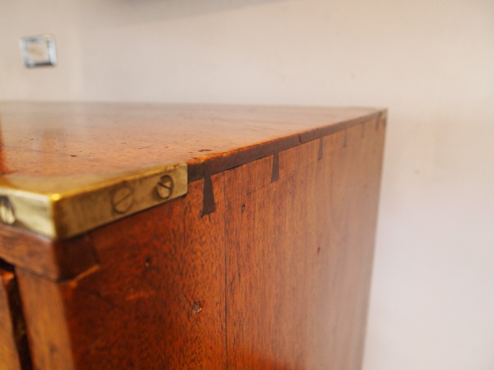 Chest of drawers Military campaign compact size Mahogany c1840  View III
