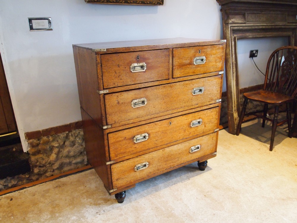 Chest of drawers Military campaign compact size Mahogany c1840  View VII