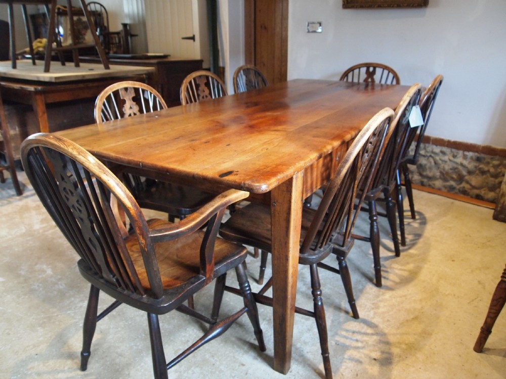 Table stunning French Apple refectory dining farmhouse c1800 View V