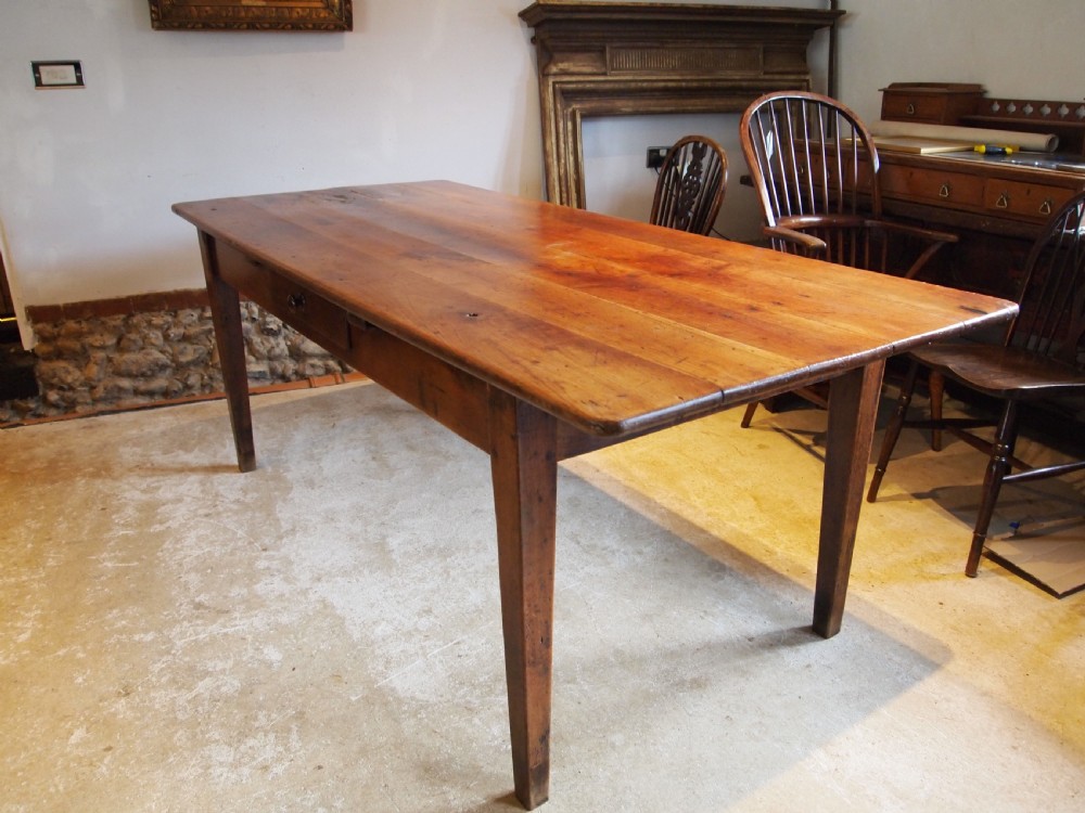Table stunning French Apple refectory dining farmhouse c1800 View VI