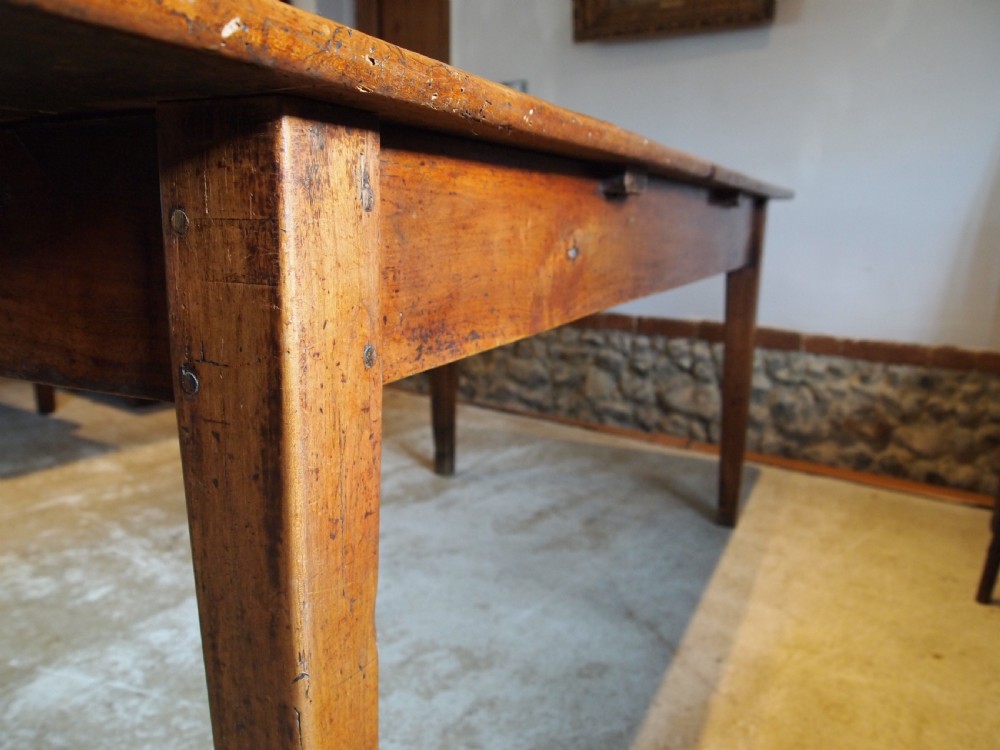 Table stunning French Apple refectory dining farmhouse c1800 View VIII