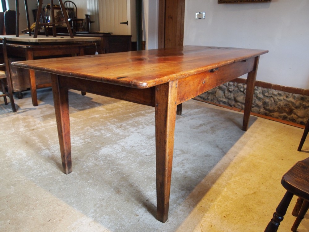 Table stunning French Apple refectory dining farmhouse c1800 View IX