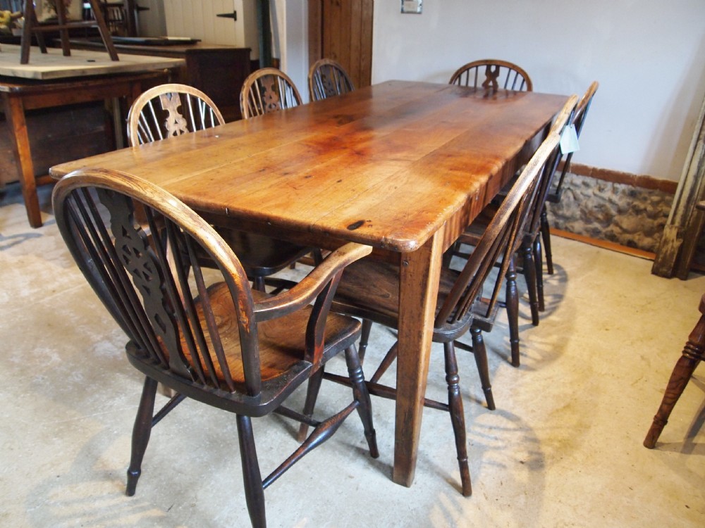 Table stunning French Apple refectory dining farmhouse c1800 View X