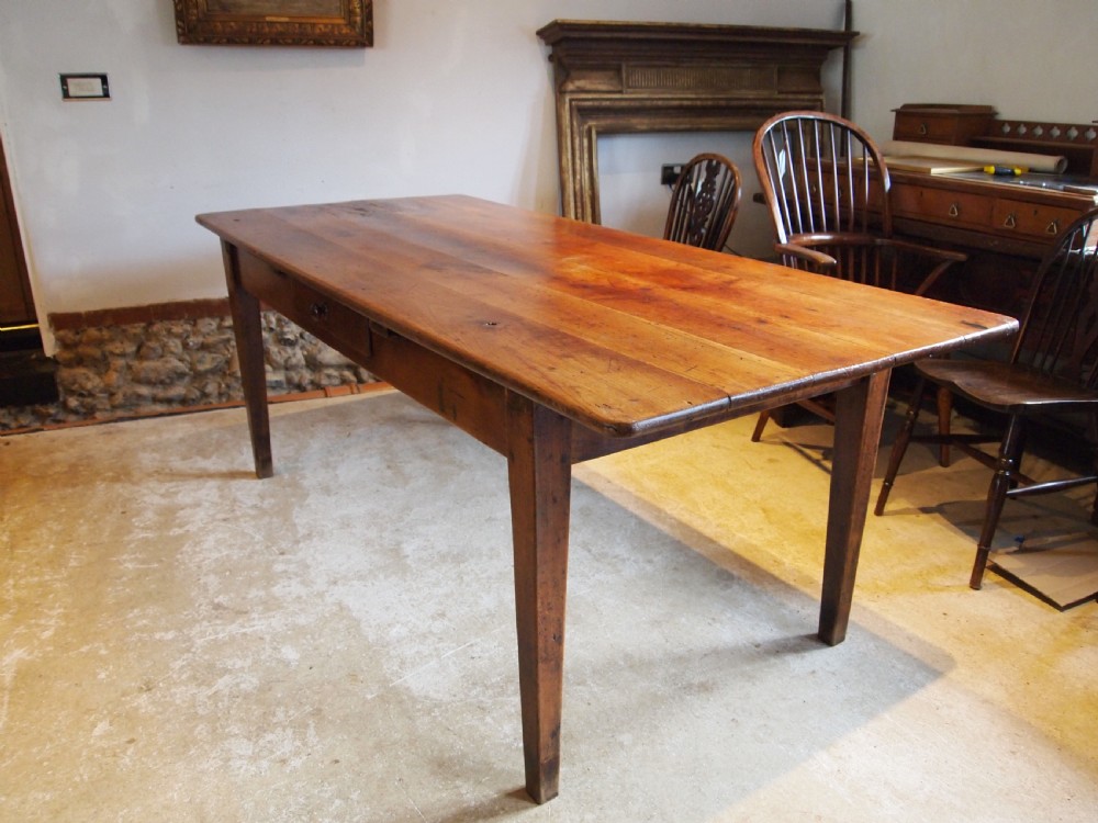 Table stunning French Apple refectory dining farmhouse c1800 View XII