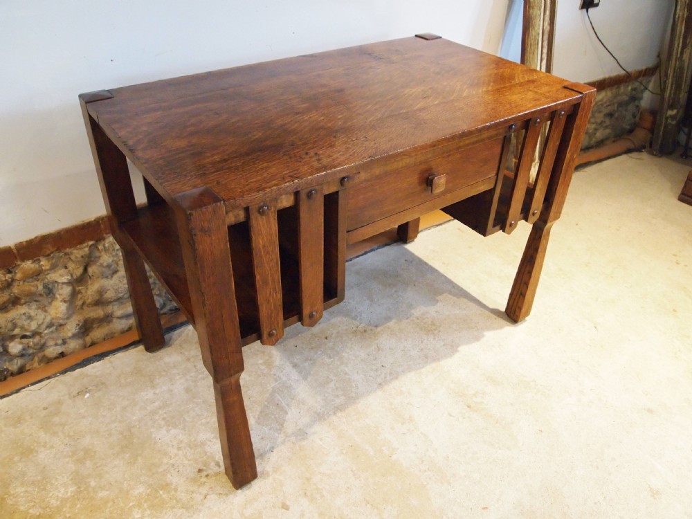 Desk Rare Arts and Crafts Gustav Stickley Oak c1900