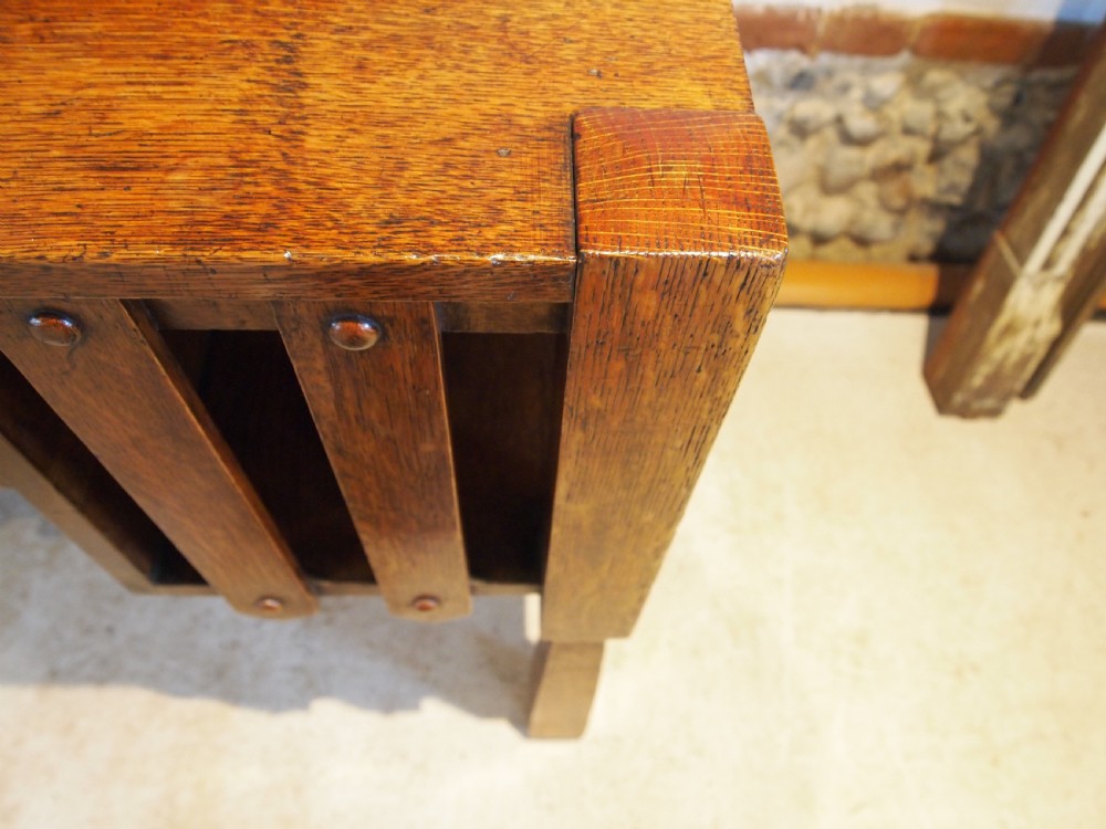 Desk Rare Arts and Crafts Gustav Stickley Oak c1900 View XII