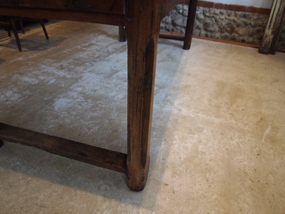 Table stunning French Chestnut refectory dining table c1800 View IX