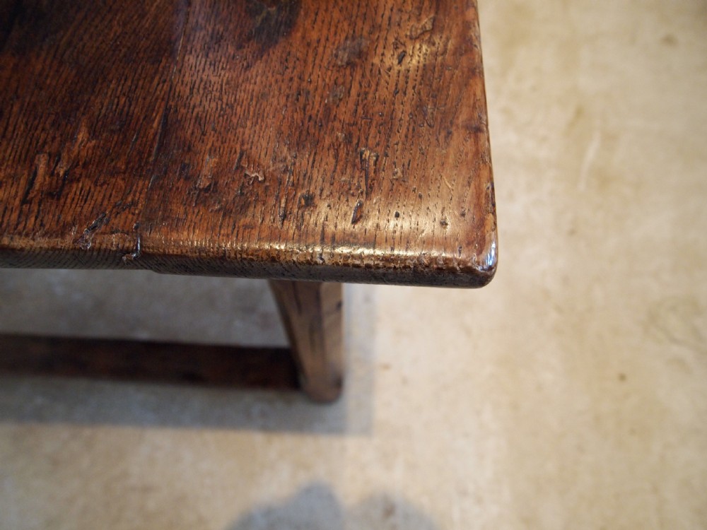 Table stunning French Chestnut refectory dining table c1800 View X