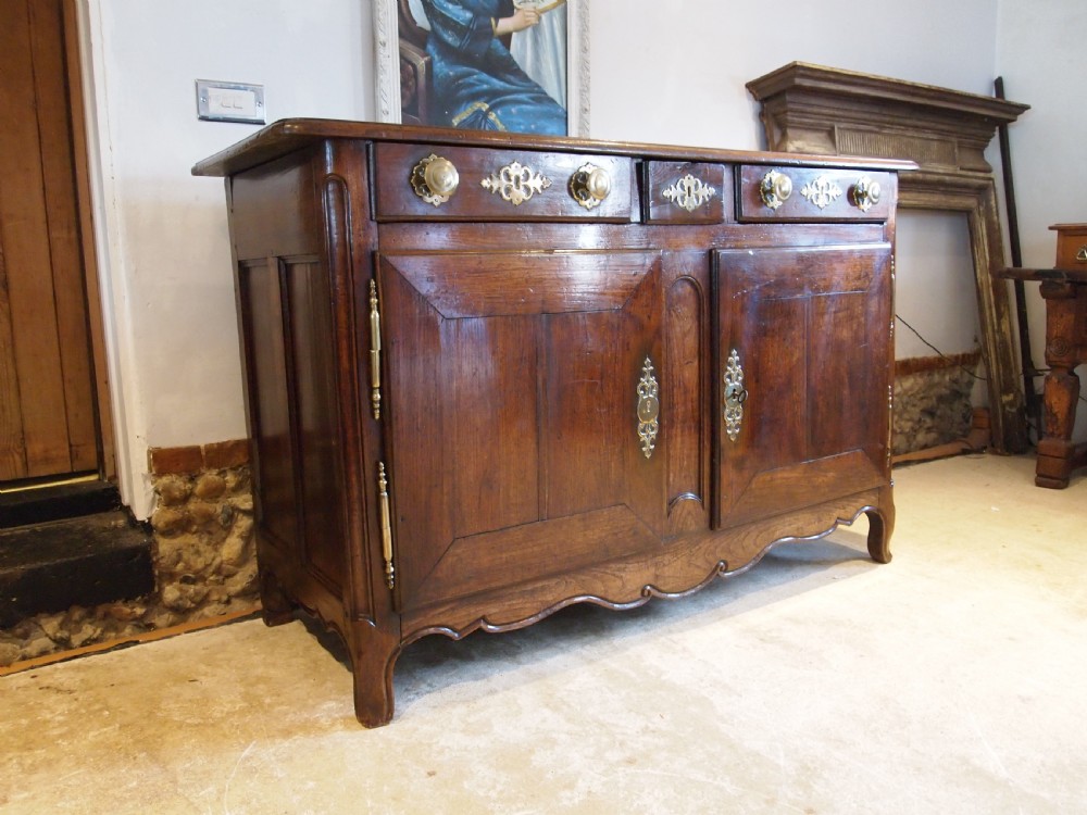 Dresser sideboard stunning French Oak c1740 View X