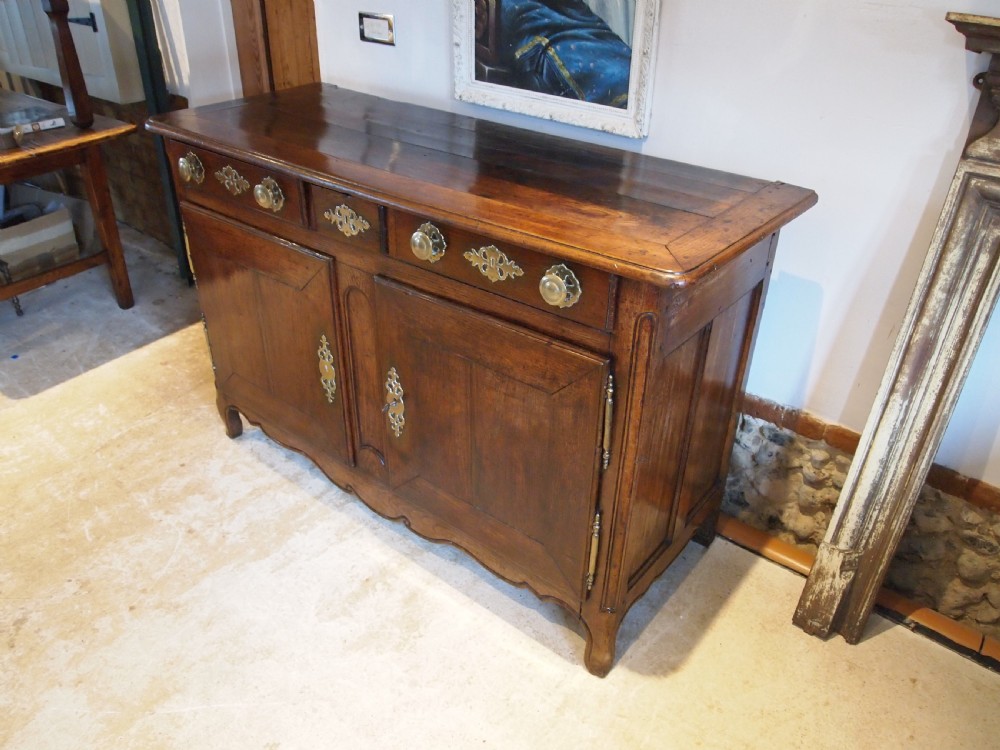 Dresser sideboard stunning French Oak c1740 View XII