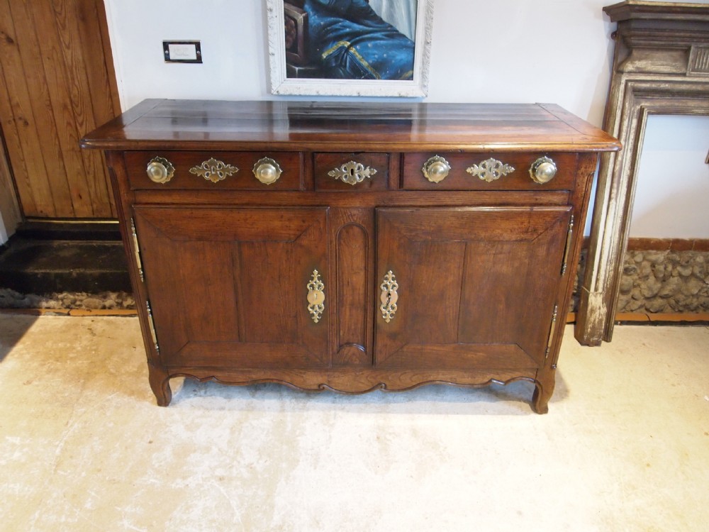 Dresser sideboard stunning French Oak c1740 View XIII