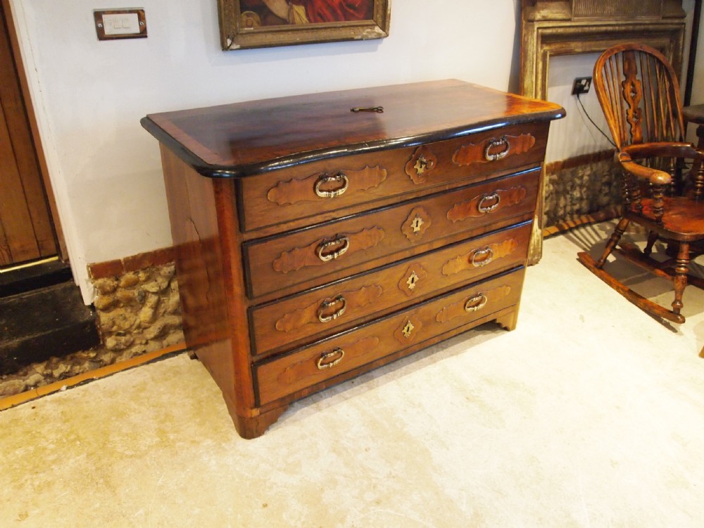Chest of drawers fine French Walnut commode Louis XVII c1795