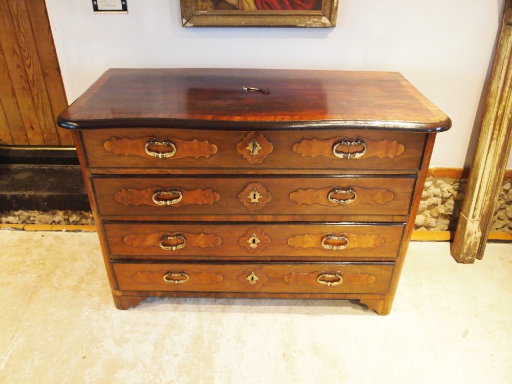 Chest of drawers fine French Walnut commode Louis XVII c1795 View VI