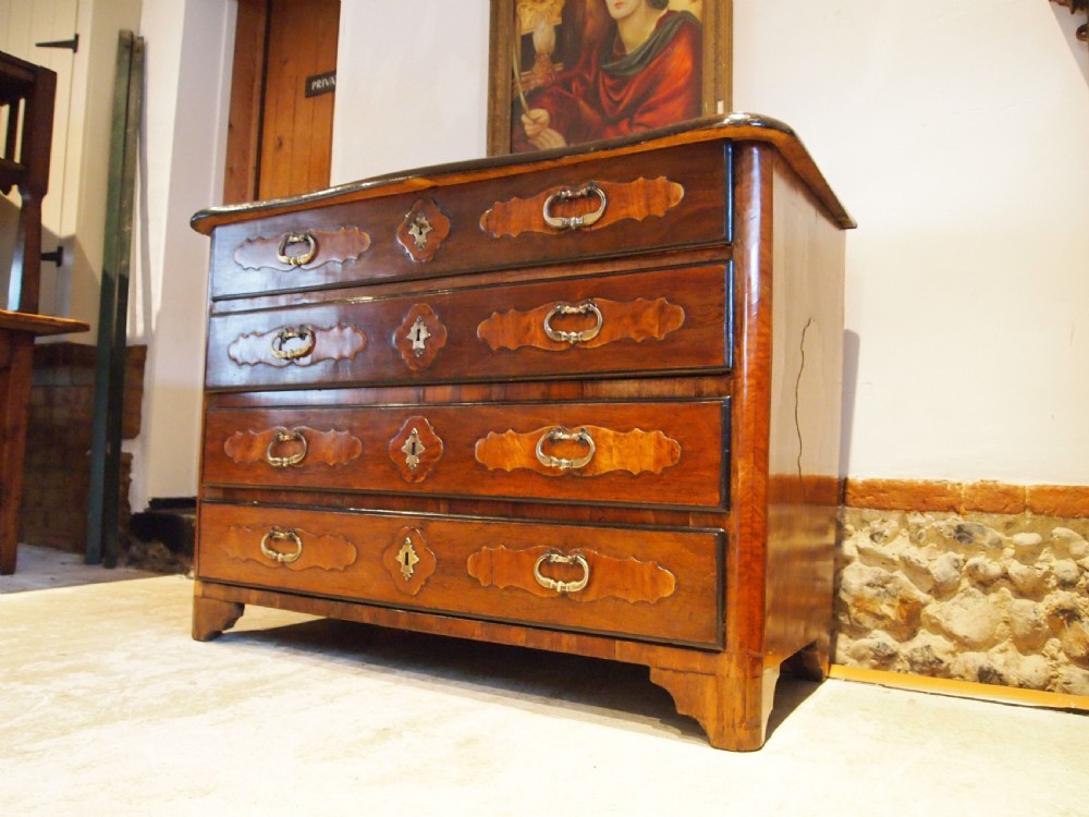 Chest of drawers fine French Walnut commode Louis XVII c1795 View IX