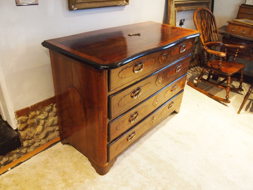 Chest of drawers fine French Walnut commode Louis XVII c1795 View XIII