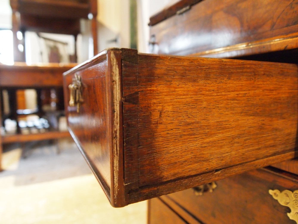 Bureau desk Small outstanding George II Walnut c1740 View V