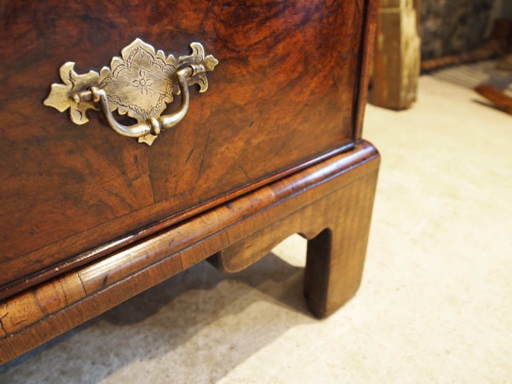Bureau desk Small outstanding George II Walnut c1740 View XVIII