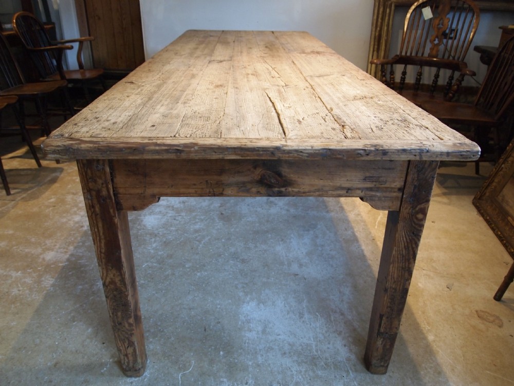 Table rare large country house refectory farmhouse Geoerge III c1800 View IV