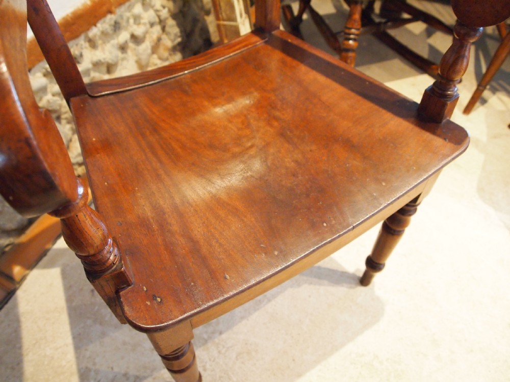 Chairs fine pair of fruitwood George IV Regency armchairs c1820 View V