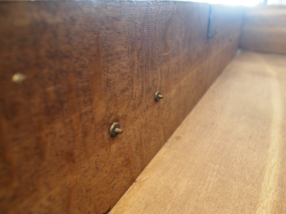 Chest of drawers stunning George III Oak c1790 View IX