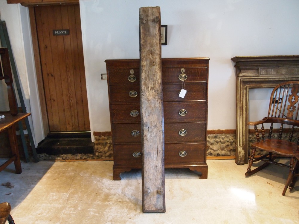 Stool refectory rare prmitive Elizabeth I long foot stool Oak c1580 View V
