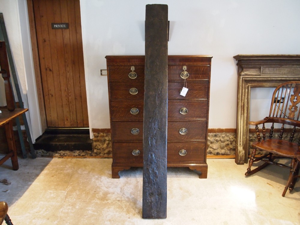 Stool refectory rare prmitive Elizabeth I long foot stool Oak c1580 View X