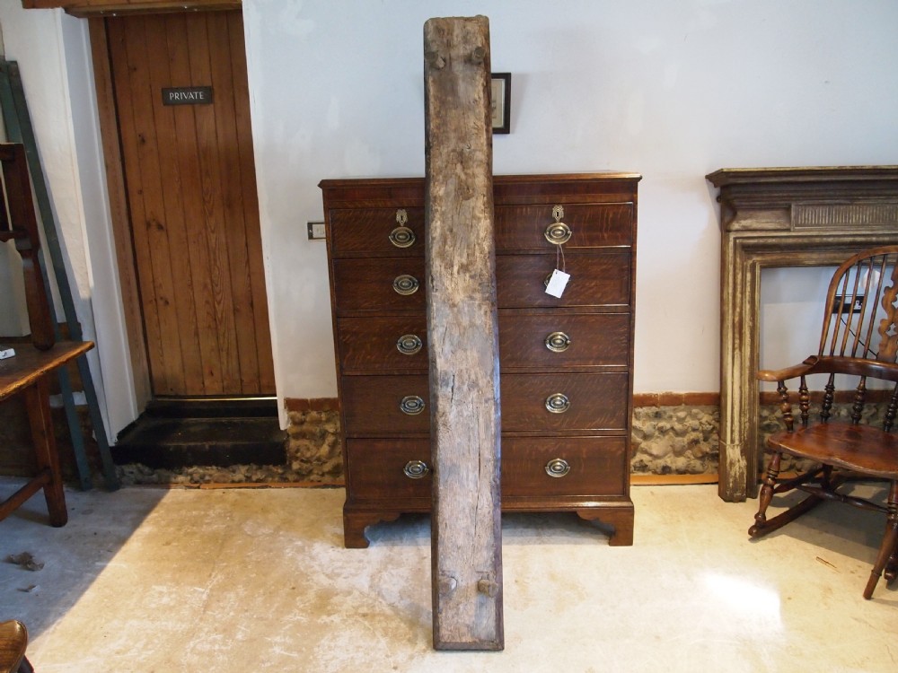 Stool refectory rare prmitive Elizabeth I long foot stool Oak c1580 View XI