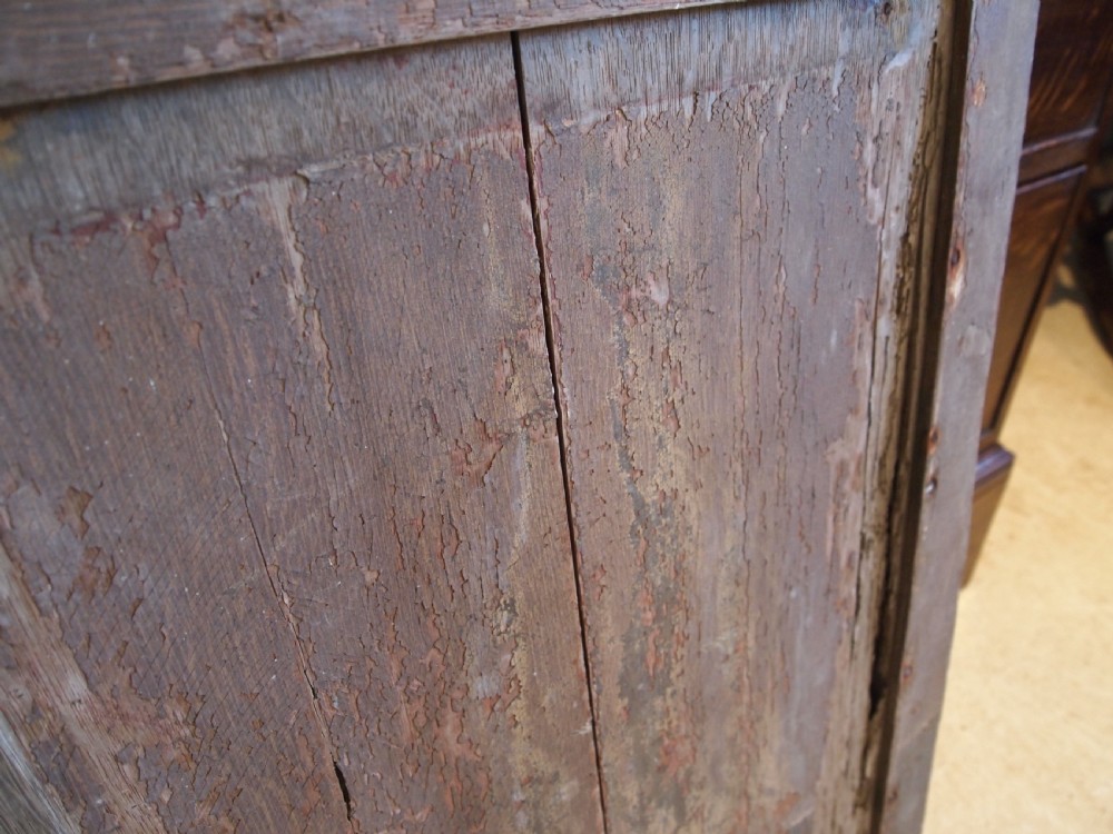 Oak carved dated James I panel Norfolk church 1622 View X