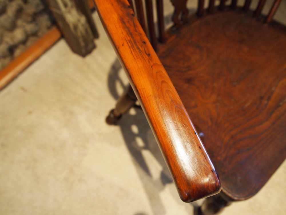 Chair Windsor Pippy & Burr Yew Very fine George III c1800 View VII