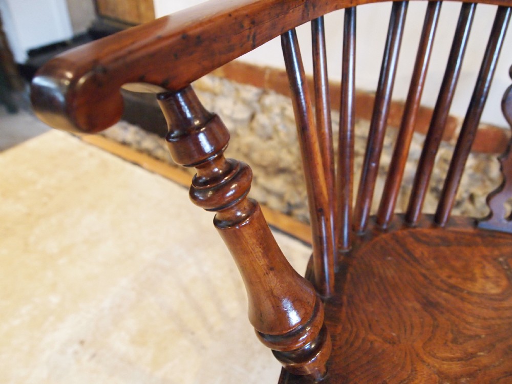 Chair Windsor Pippy & Burr Yew Very fine George III c1800 View IX