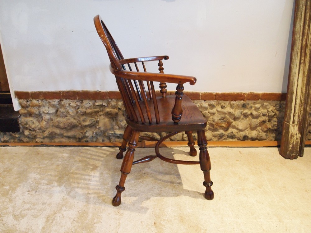Chair Windsor Pippy & Burr Yew Very fine George III c1800 View XII