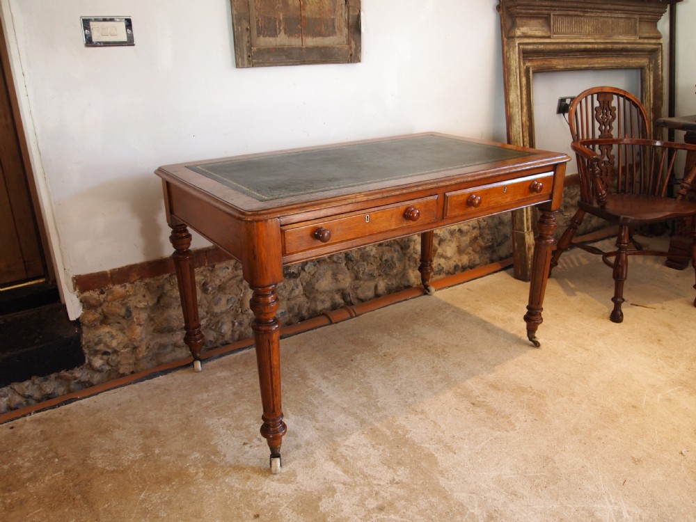 Desk writing table Gillows Oak c1880