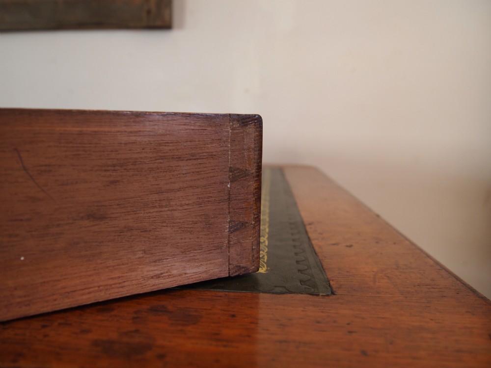 Desk writing table Gillows Oak c1880 View XII