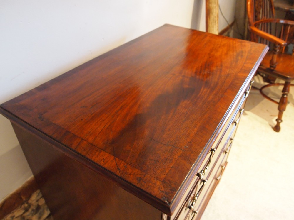 Chest of drawers small George III Bachelors Mahogany c1790 View VI
